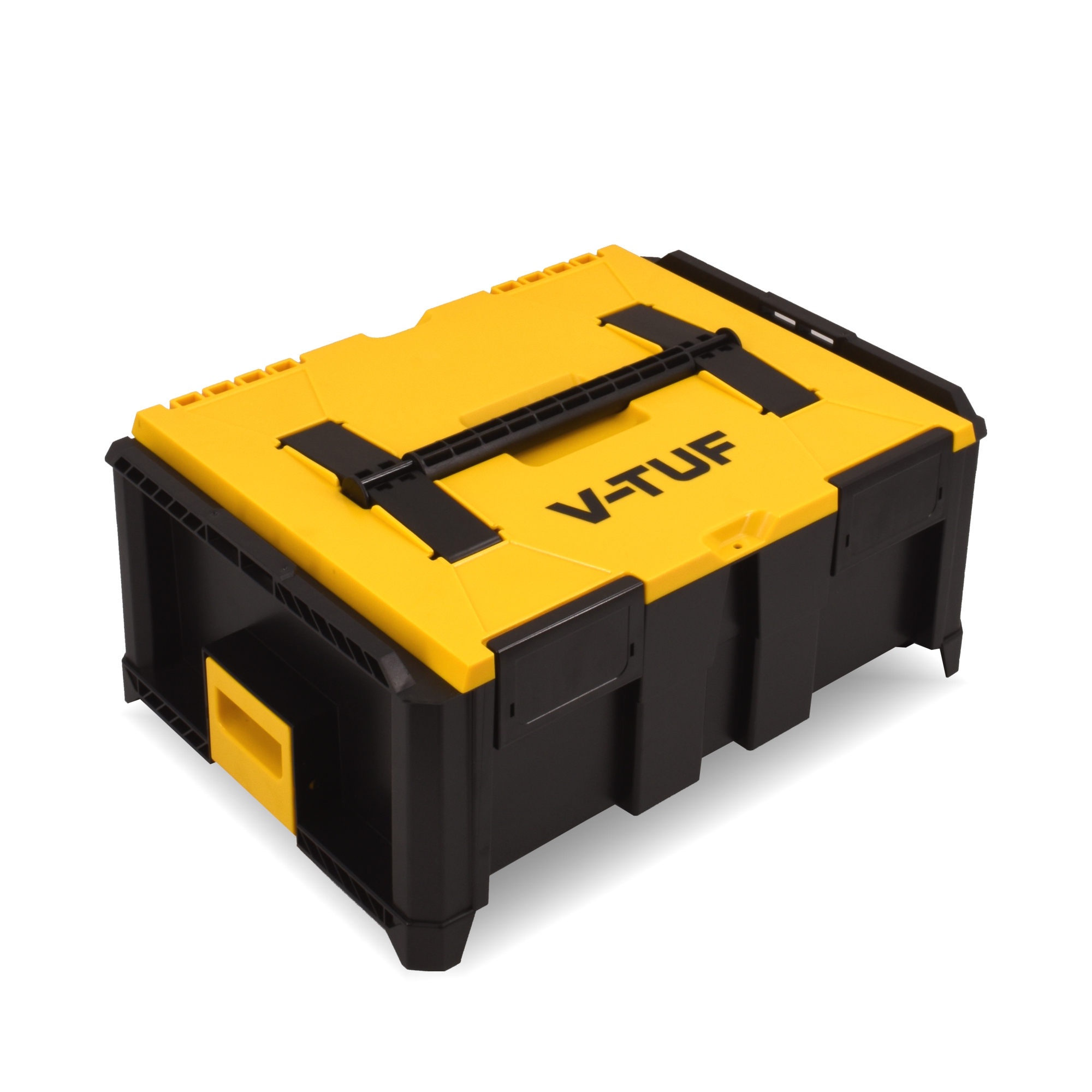V-TUF.co.uk - V-TUF STACKPACK MODULAR STORAGE BOX - MED 18L - VTM400